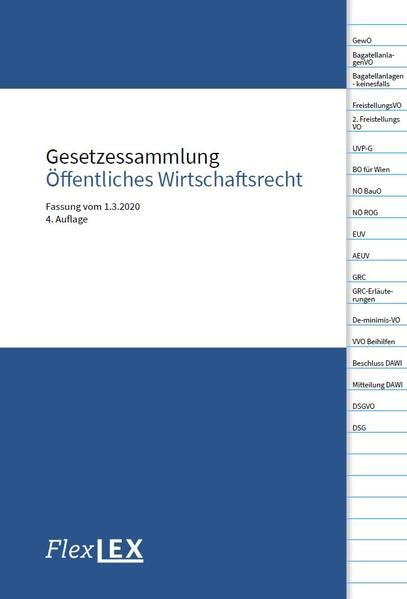 Gesetzessammlung Öffentliches Wirtschaftsrecht Law