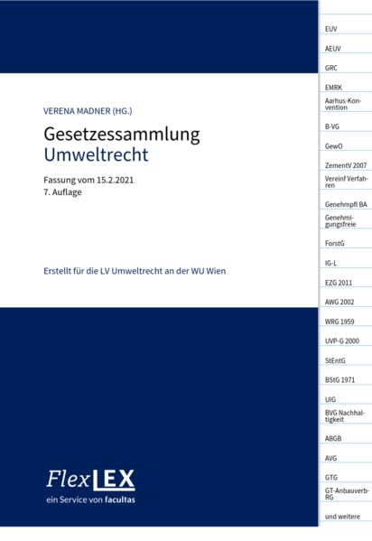Gesetzessammlung Umweltrecht Law
