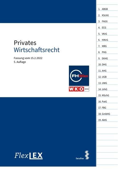 FlexLex Privates Wirtschaftsrecht │Studium: Fassung vom 15.2.2022 Law