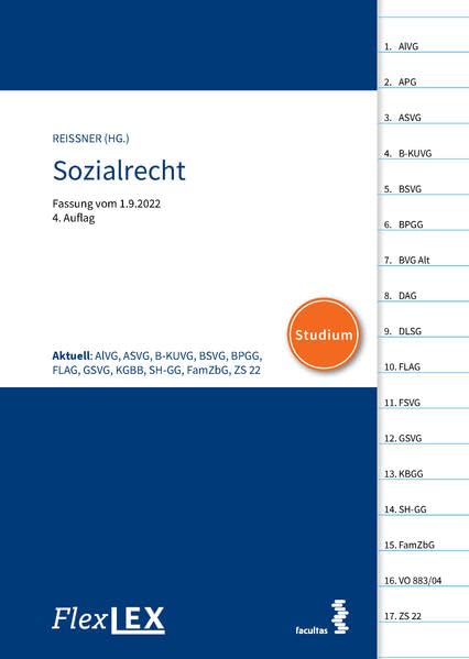 FlexLex Sozialrecht │ Studium: Fassung vom 1.9.2022 Law