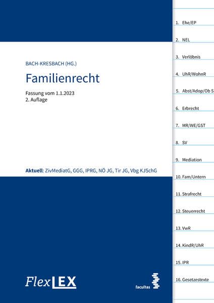 FlexLex Familienrecht: Fassung vom 1.1.2023 Law