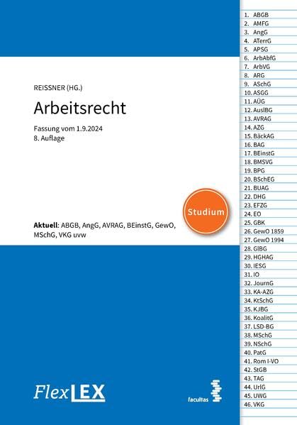 FlexLex Arbeitsrecht │ Studium: Fassung vom 1.9.2024 Law