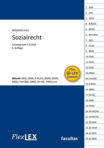 FlexLex Sozialrecht: Fassung vom 1.9.2024 Law