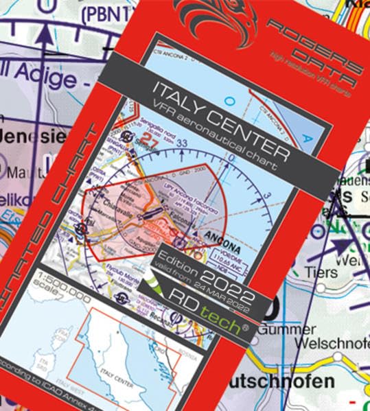 Italy Center ICAO VFR Luftfahrtkarte 500k: Italien Zentrum VFR Luftfahrtkarte – ICAO Karte, Maßstab 1:500.000 Law