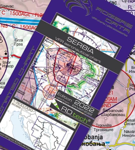 Serbia ICAO VFR Luftfahrtkarte 500k: Serbien VFR Luftfahrtkarte – ICAO Karte, Maßstab 1:500.000 Law