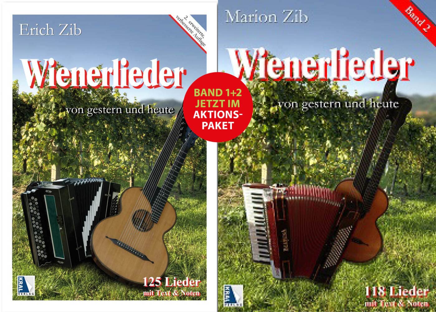 Wienerlieder Band 1 + Band 2 - AKTIONSPAKET Sheet Music