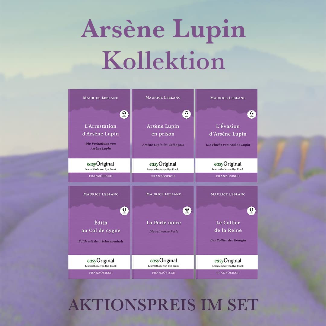 Arsène Lupin Kollektion (mit kostenlosem Audio-Download-Link): Lesemethode von Ilya Frank - Ungekürzter Originaltext - Französisch durch Spaß am Lesen ... - Lesemethode von Ilya Frank) Essays & Short Stories