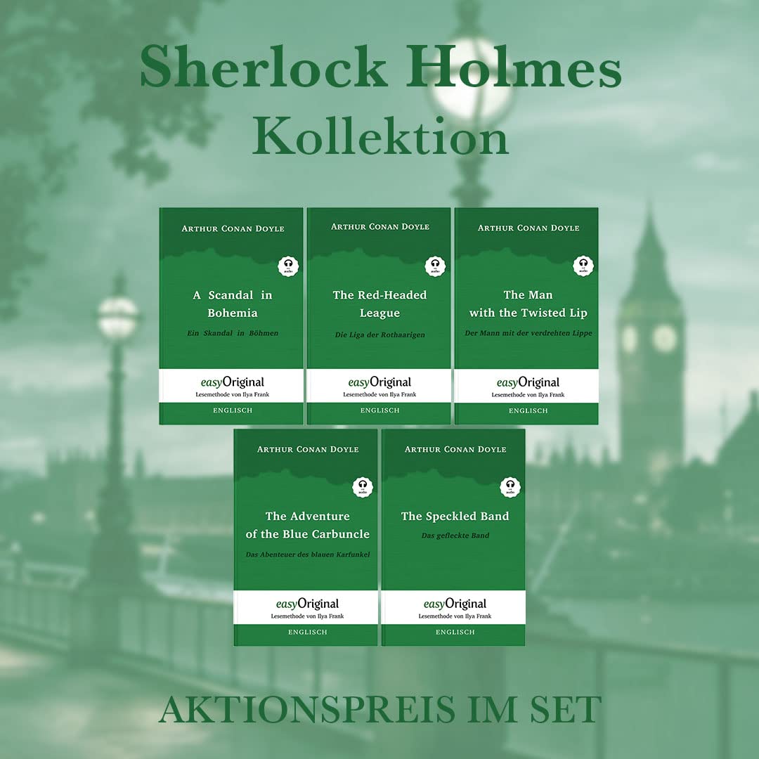 Sherlock Holmes Kollektion (Bücher + Audio-Online) - Lesemethode von Ilya Frank Essays & Short Stories
