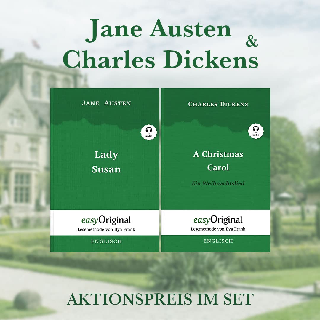 Jane Austen & Charles Dickens Hardcover (Bücher + Audio-Online) - Lesemethode von Ilya Frank Essays & Short Stories
