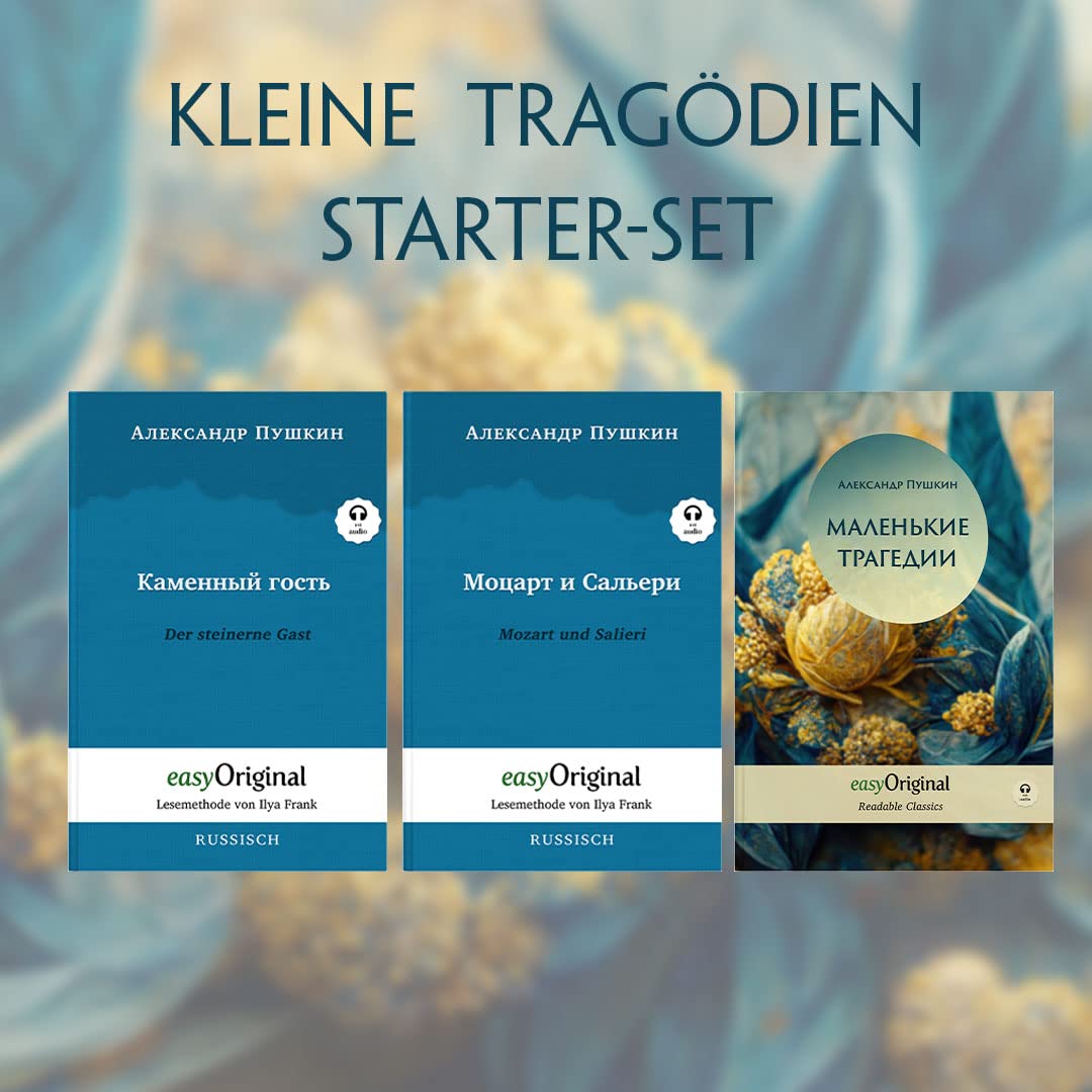 Kleine Tragödien (mit 3 MP3 Audio-CDs) - Starter-Set - Russisch-Deutsch Essays & Short Stories