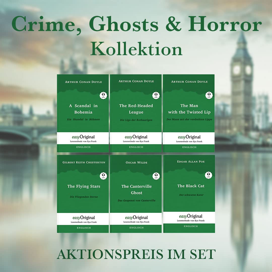 Crime, Ghosts & Horror Kollektion (Bücher + 6 Audio-CDs) - Lesemethode von Ilya Frank: Ungekürzter Originaltext - Englisch durch Spaß am Lesen lernen, ... - Lesemethode von Ilya Frank) Essays & Short Stories