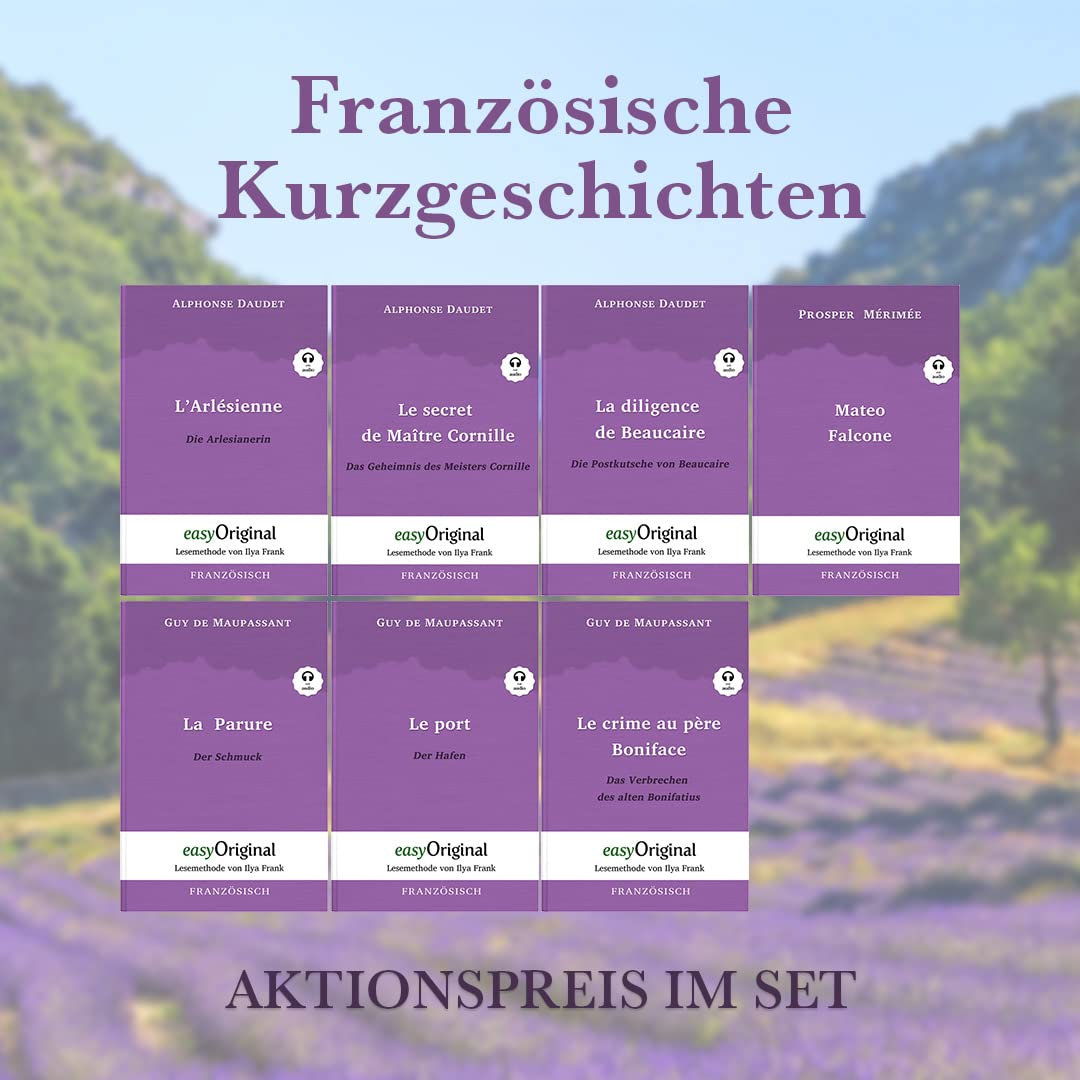Französische Kurzgeschichten (Bücher + 7 Audio-CDs) Essays & Short Stories