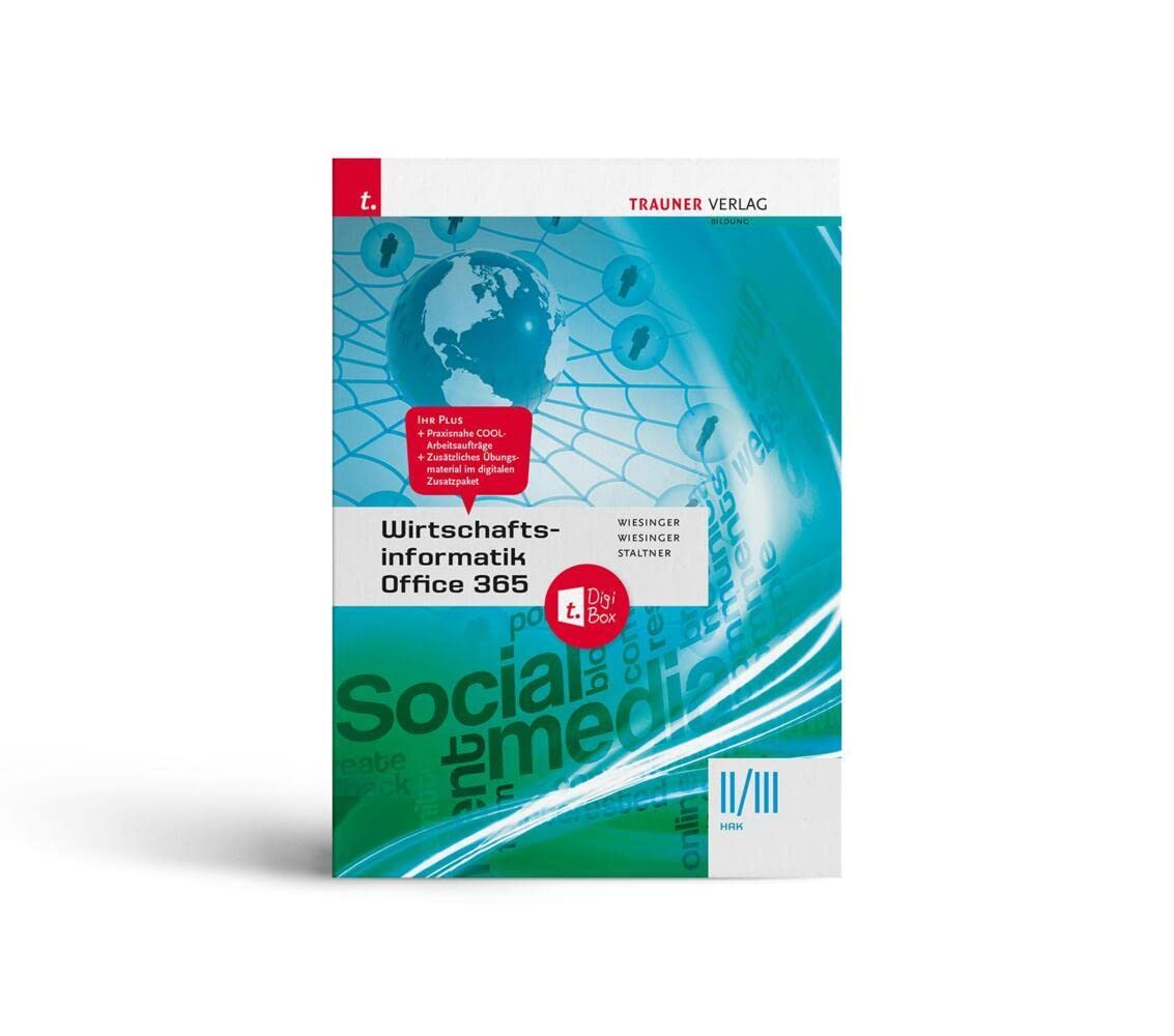 Wirtschaftsinformatik II/III HAK, Office 365 + TRAUNER-DigiBox Computer Science
