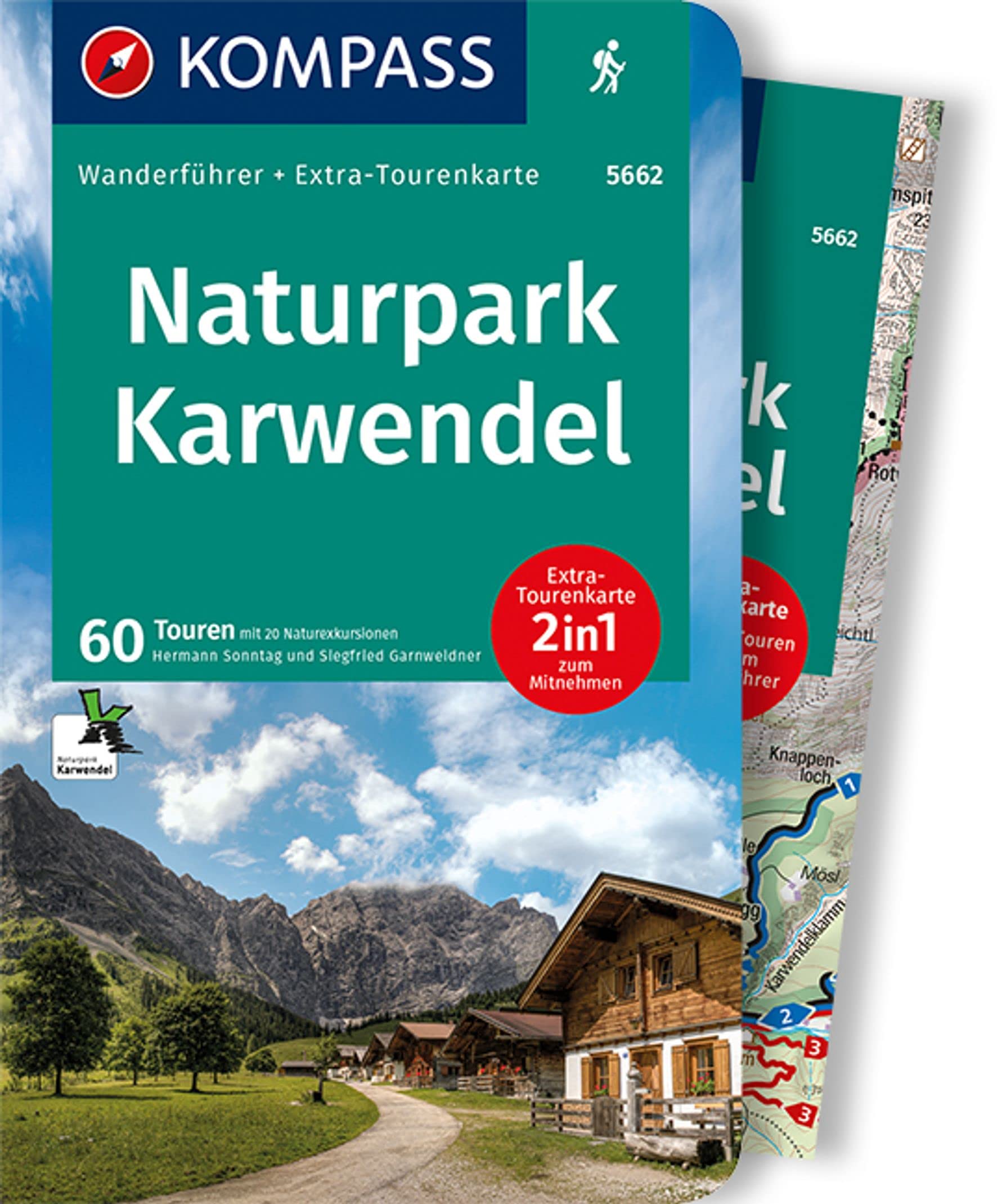 KOMPASS Wanderführer Naturpark Karwendel, 60 Touren book