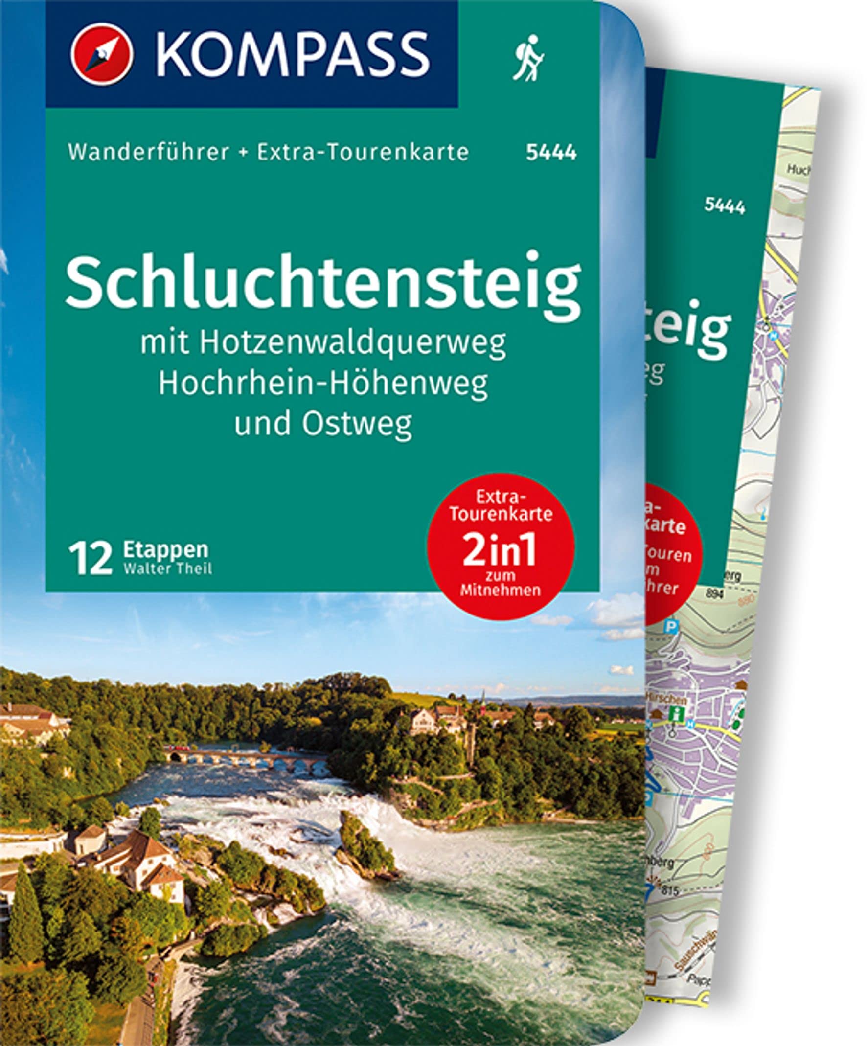KOMPASS Wanderführer Schluchtensteig, mit Hotzenwaldquerweg, Hochrhein-Höhenweg und Ostweg, 12 Tagesetappen Leisure, Home & Garden