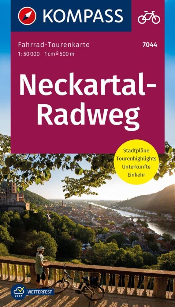 KOMPASS Fahrrad-Tourenkarte Neckartal-Radweg 1:50.000 book