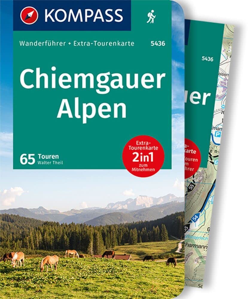 KOMPASS Wanderführer Chiemgauer Alpen, 65 Touren: mit Extra-Tourenkarte Maßstab 1:35.000, GPX-Daten zum Download Leisure, Home & Garden