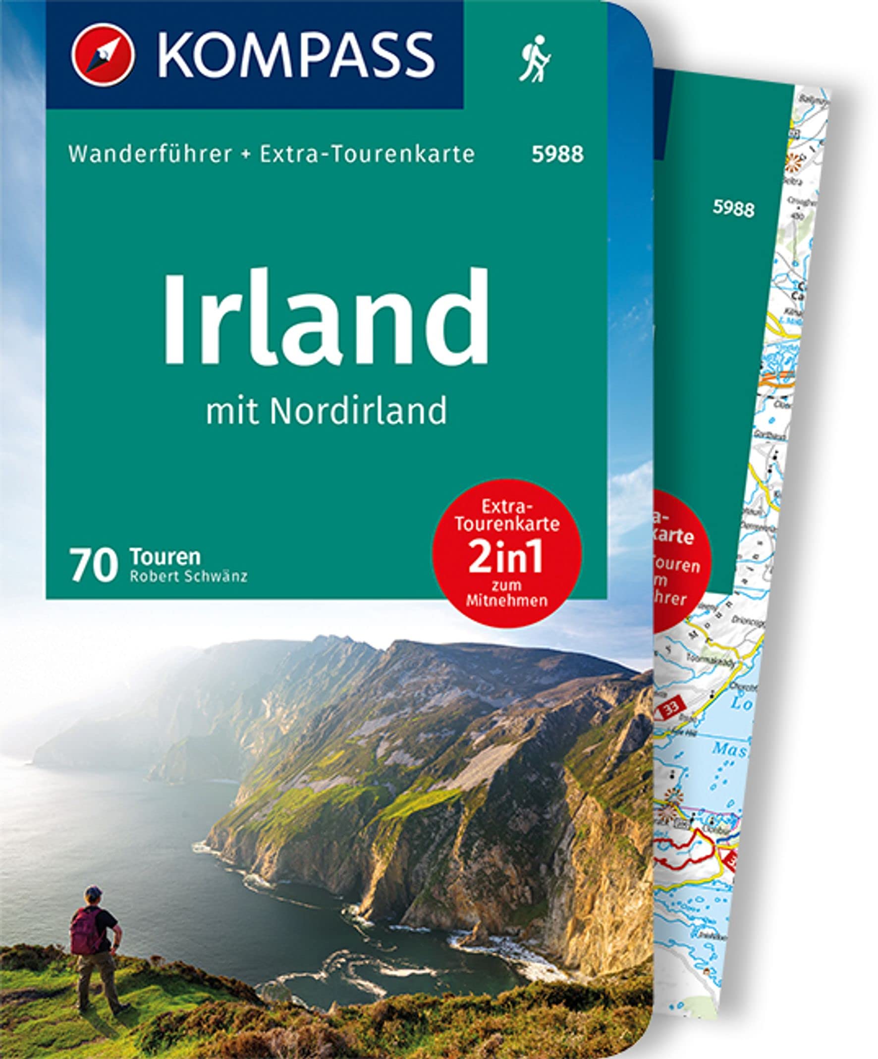 KOMPASS Wanderführer Irland mit Nordirland, 70 Touren book