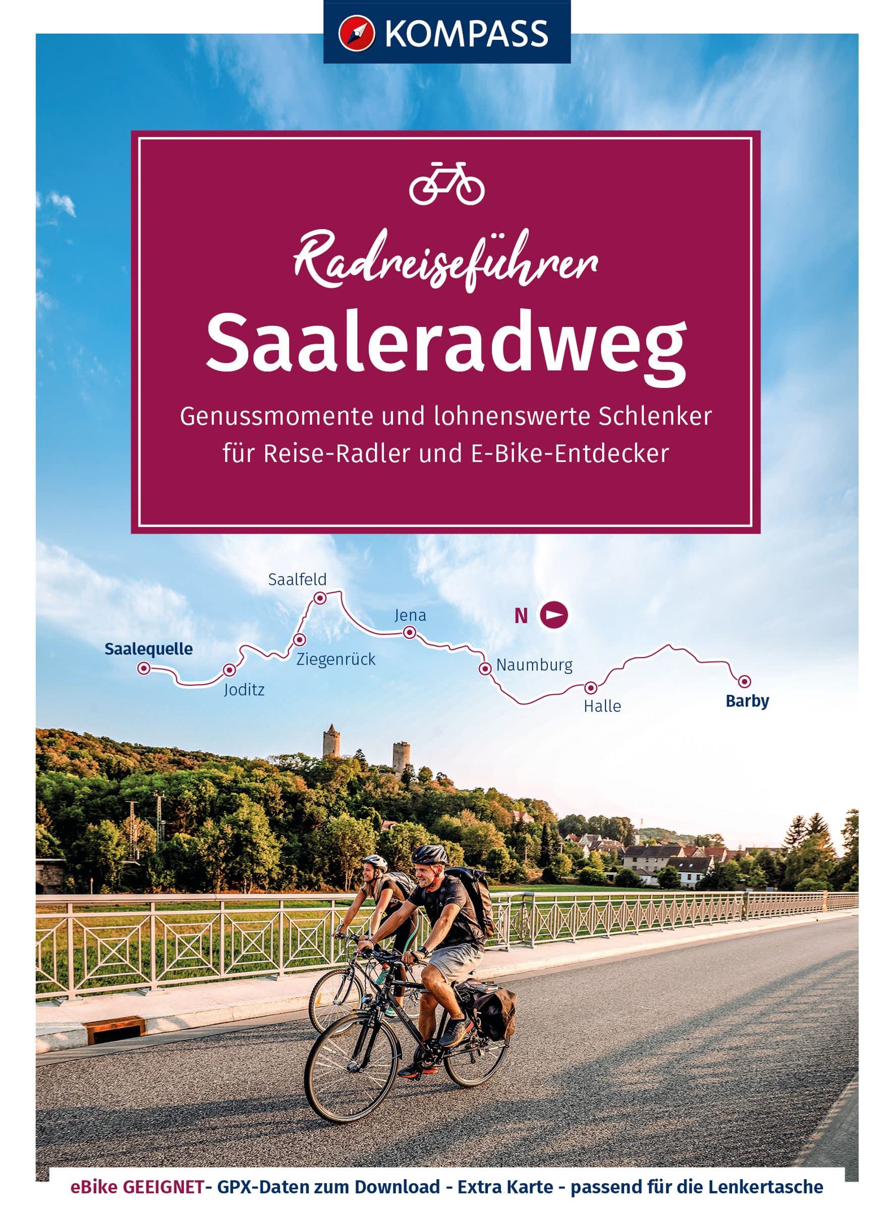 KOMPASS Radreiseführer Saaleradweg Leisure, Home & Garden