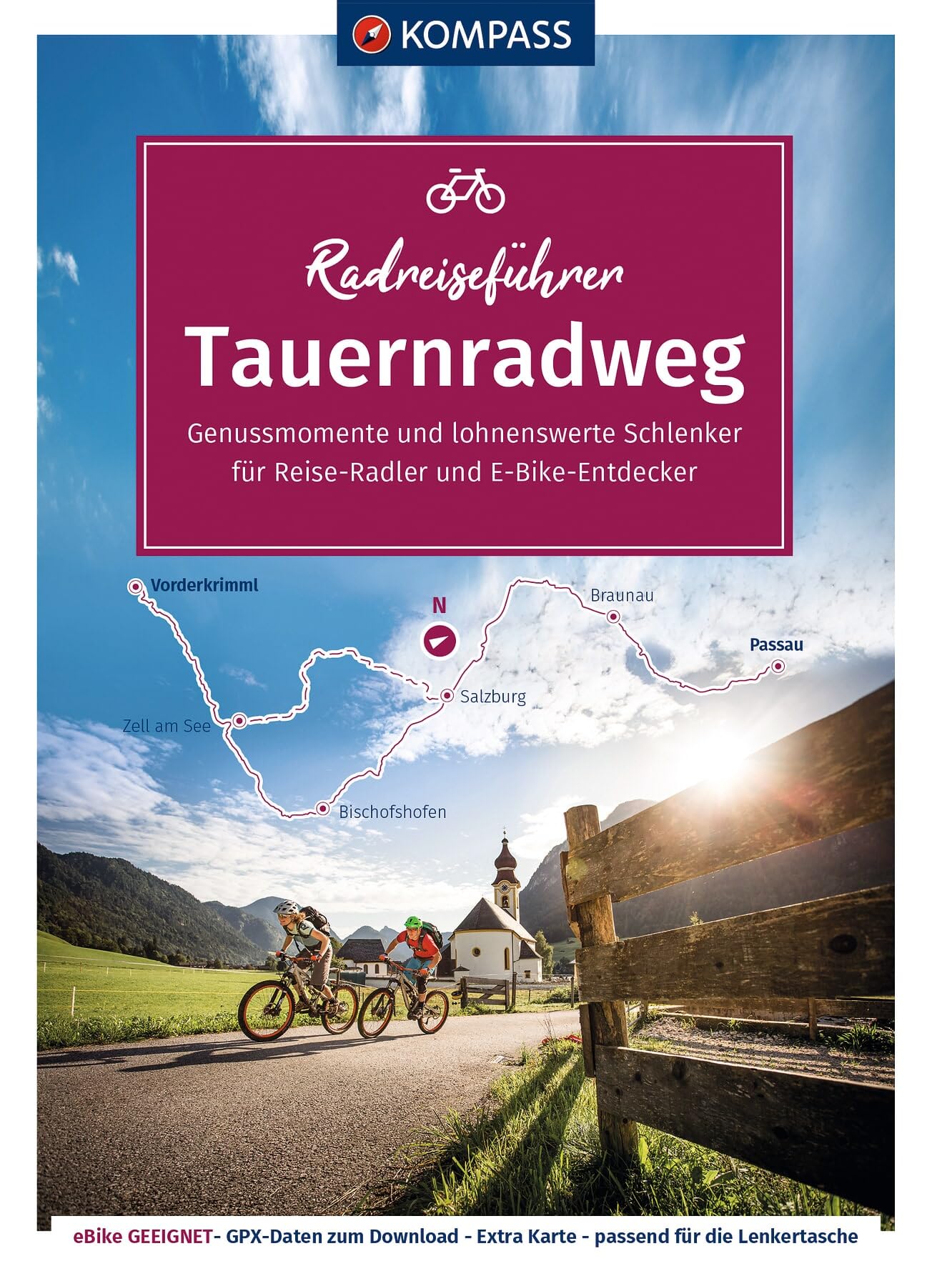 KOMPASS Radreiseführer Tauernradweg Leisure, Home & Garden