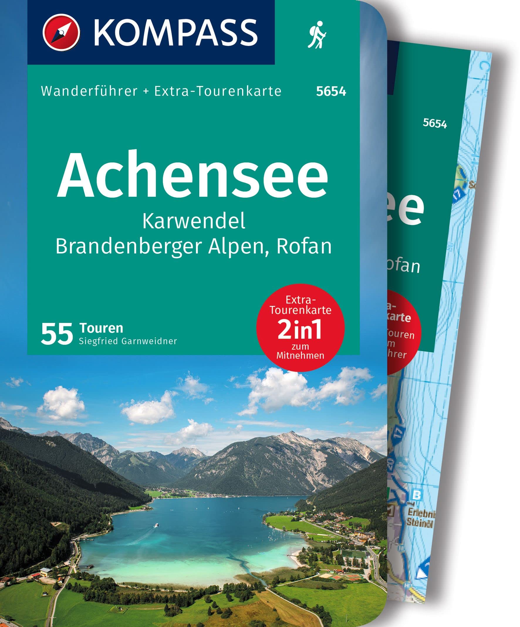 KOMPASS Wanderführer Achensee, Karwendel, Brandenberger Alpen, Rofan, 50 Touren mit Extra-Tourenkarte: GPS-Daten zum Download Travel Books