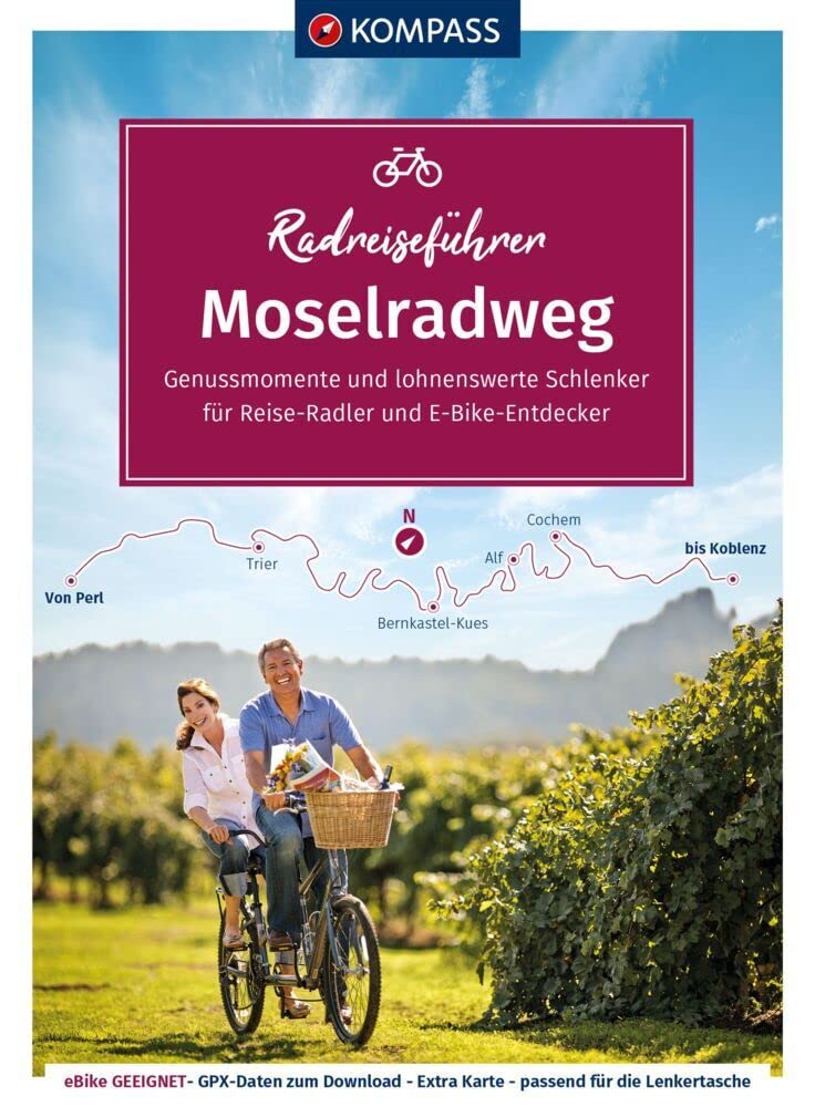 KOMPASS Radreiseführer Moselradweg Leisure, Home & Garden