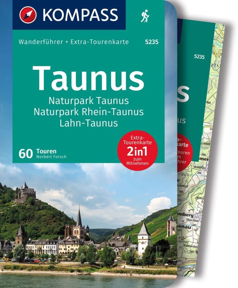 KOMPASS Wanderführer Taunus, Naturpark Taunus, Naturpark Rhein-Taunus, Lahn-Taunus, 60 Touren mit Extra-Tourenkarte Leisure, Home & Garden