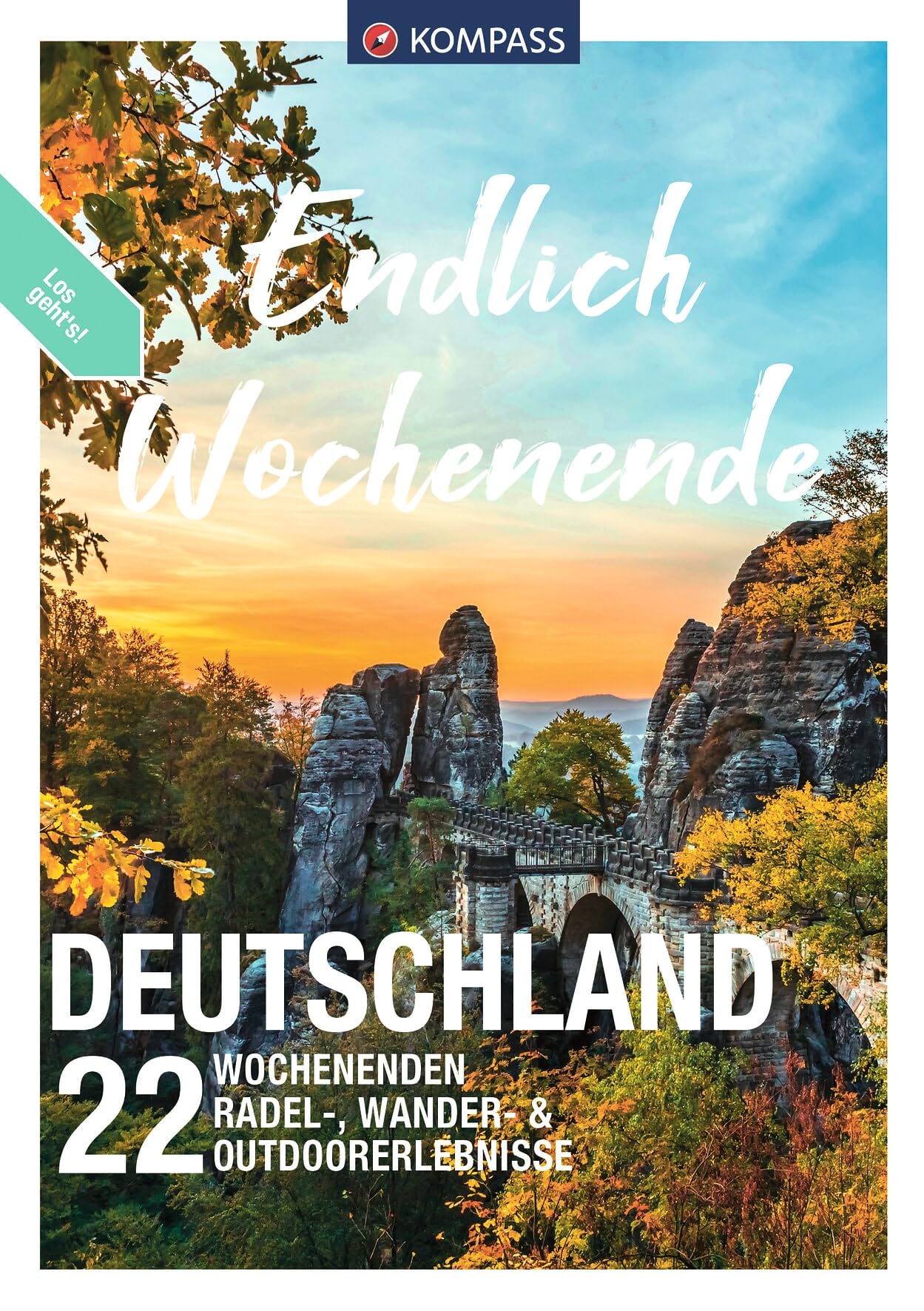 KOMPASS Endlich Wochenende - Deutschland Hiking & Cycling Books