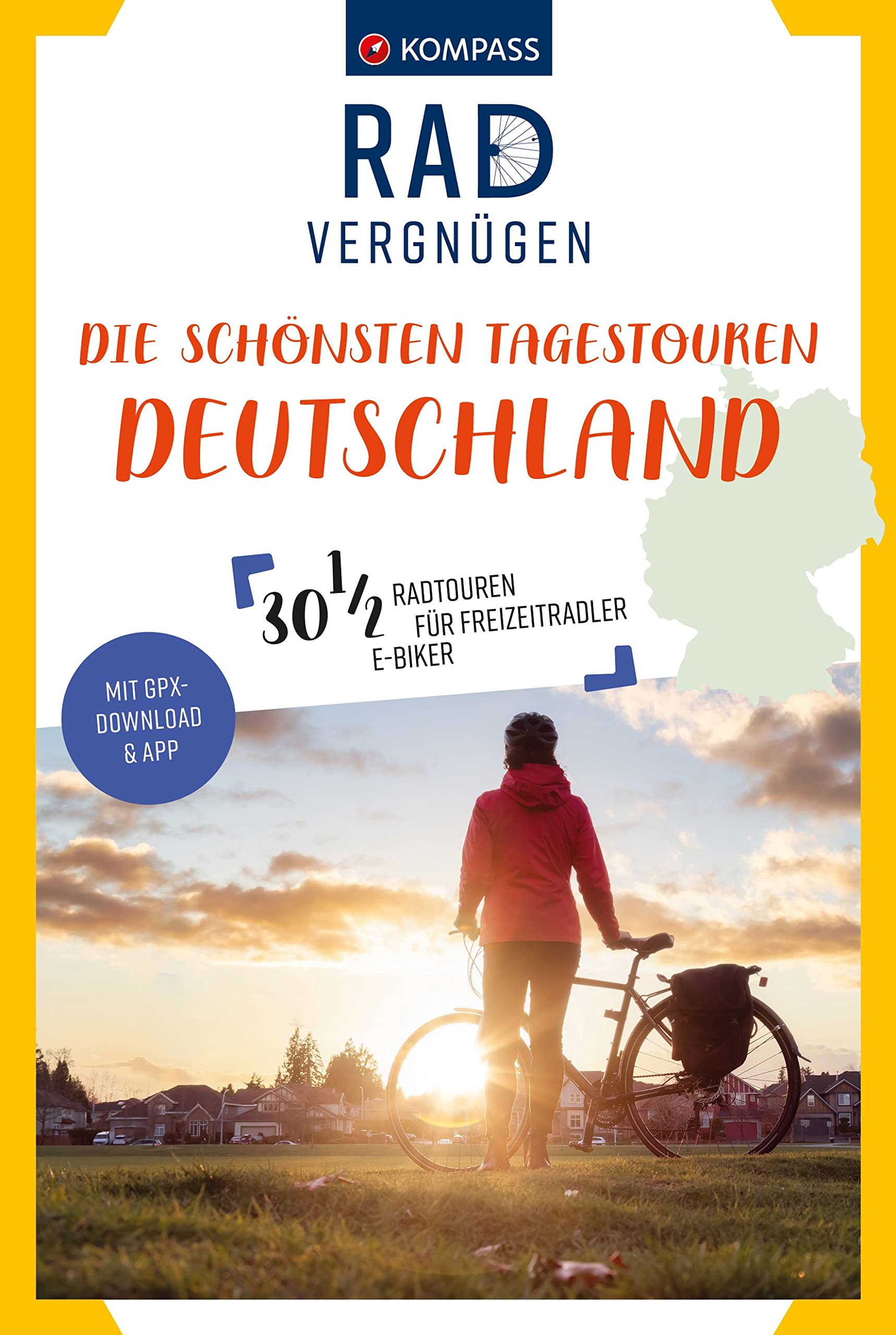 KOMPASS Radvergnügen Die schönsten Tagestouren Deutschland: 30 1/2 Radtouren für Freizeitradler & E-Biker Leisure, Home & Garden