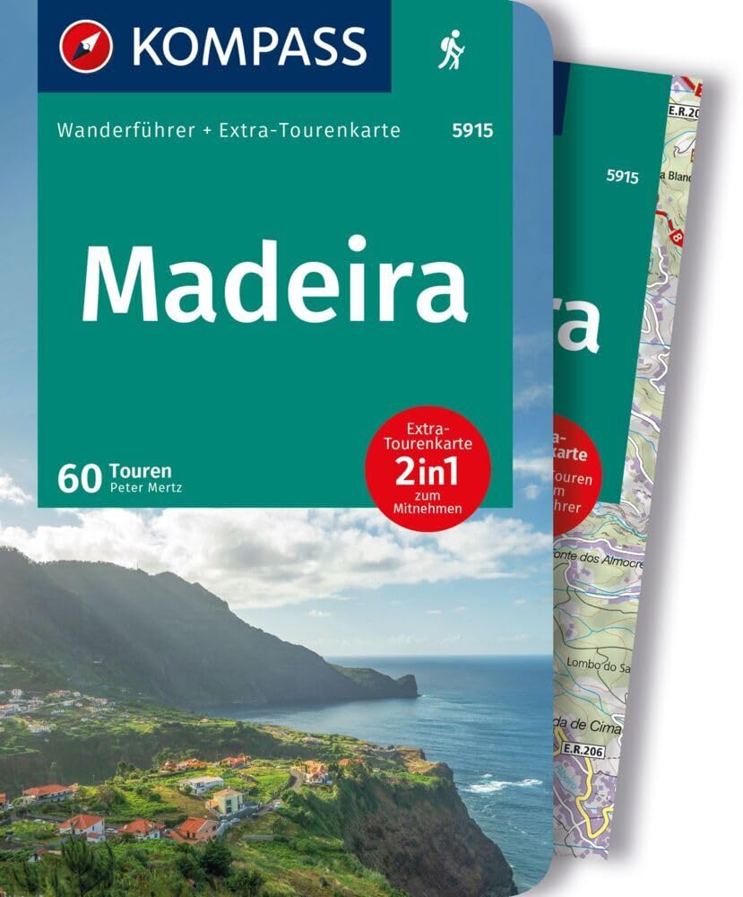 KOMPASS Wanderführer Madeira, 60 Touren mit Extra-Tourenkarte: GPS-Daten zum Download Leisure, Home & Garden