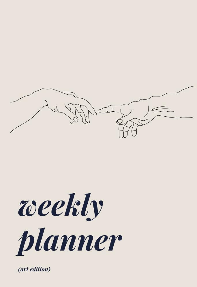 weekly planner - art edition Film, Art & Culture