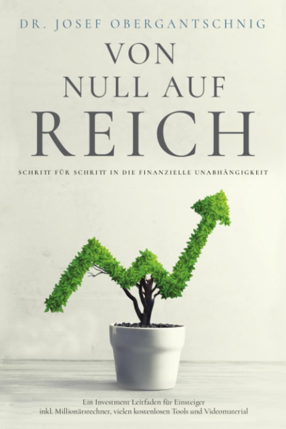 VON NULL AUF REICH: Schritt für Schritt in die finanzielle Unabhängigkeit - Ein Investment Leitfaden für Einsteiger inkl. Millionärsrechner, vielen kostenlosen Tools und Videomaterial Business, Finance & Career