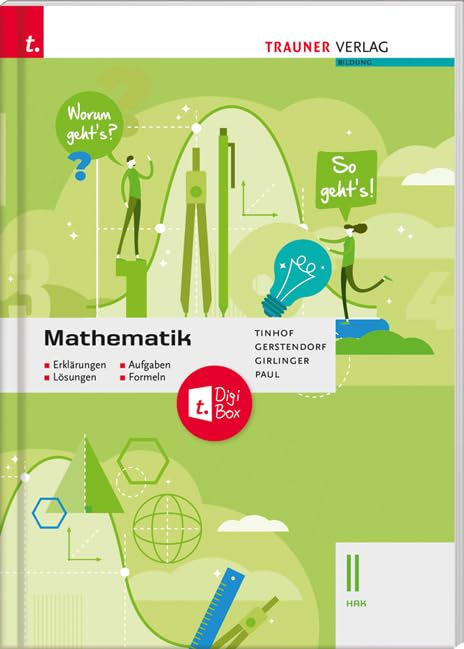 Mathematik II HAK + TRAUNER-DigiBox - Erklärungen, Aufgaben, Lösungen, Formeln Study Guides