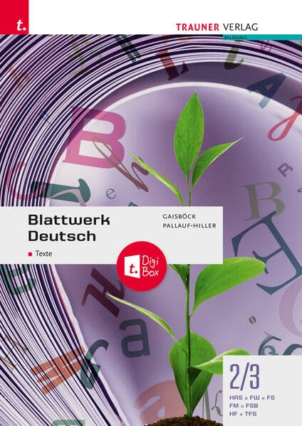 Blattwerk Deutsch - Texte, 2/3 HAS/FW/FS/FM/FSB/HF/TFS + TRAUNER-DigiBox book