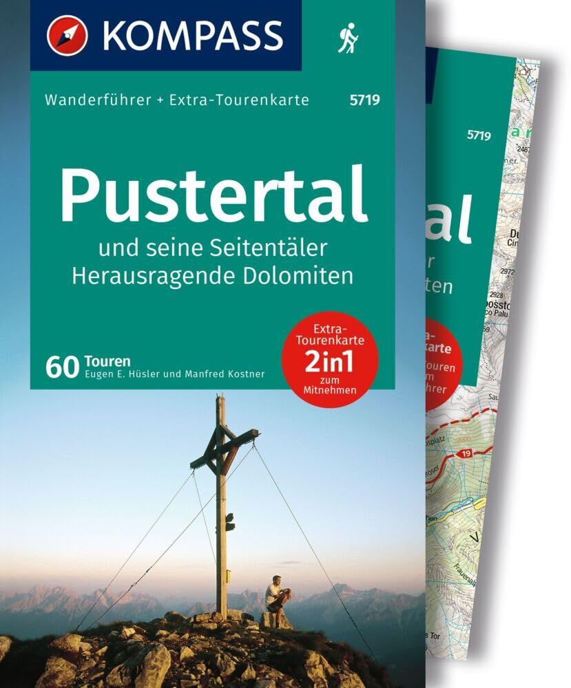 KOMPASS Wanderführer Pustertal und seine Seitentäler, Herausragende Dolomiten, 60 Touren mit Extra-Tourenkarte: GPS-Daten zum Download Leisure, Home & Garden