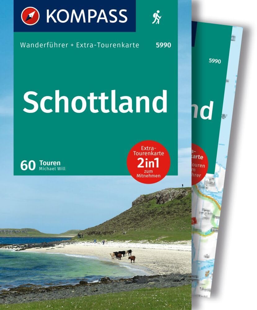 KOMPASS Wanderführer Schottland, Wanderungen an den Küsten und in den Highlands 60 Touren mit Extra-Tourenkarte Leisure, Home & Garden