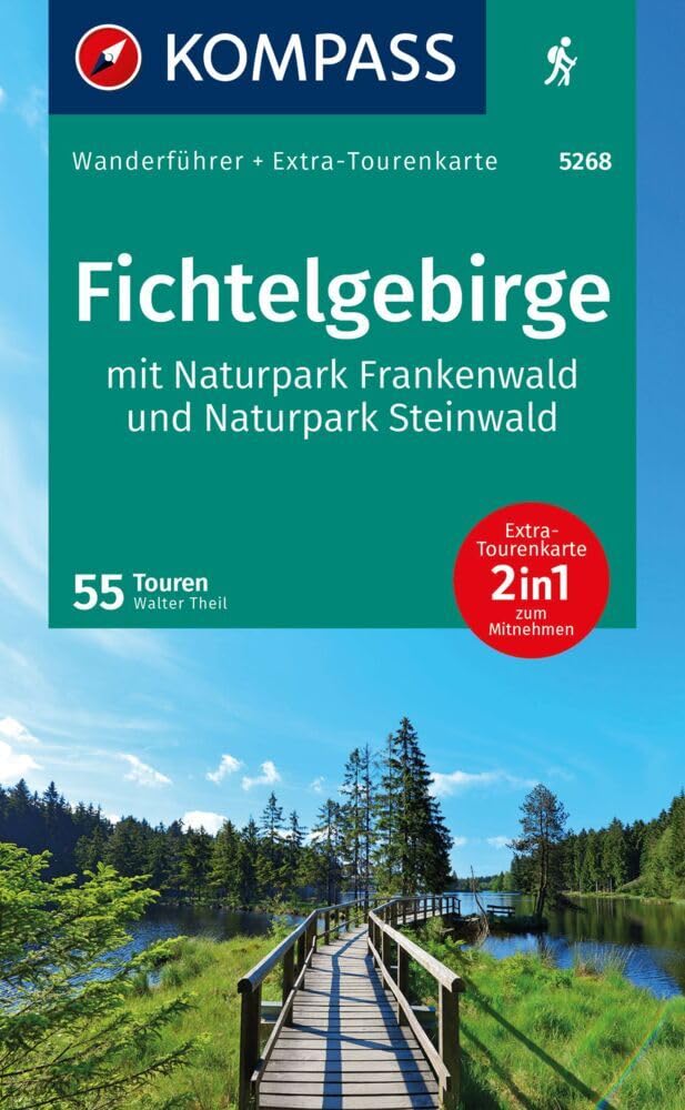 KOMPASS Wanderführer Fichtelgebirge mit Naturpark Frankenwald und Naturpark Steinwald, 55Touren mit Extra-Tourenkarte Leisure, Home & Garden