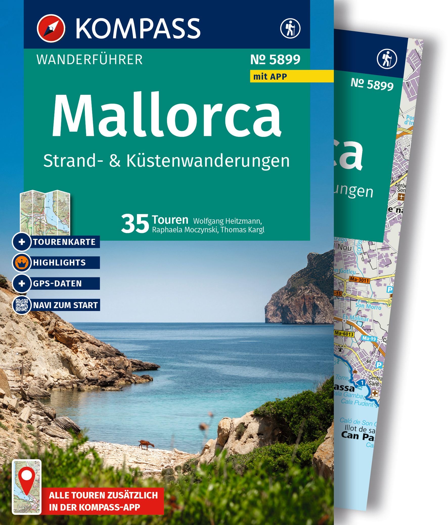 KOMPASS Wanderführer Mallorca Strand- und Küstenwanderungen, 35 Touren mit Extra-Tourenkarte Leisure, Home & Garden