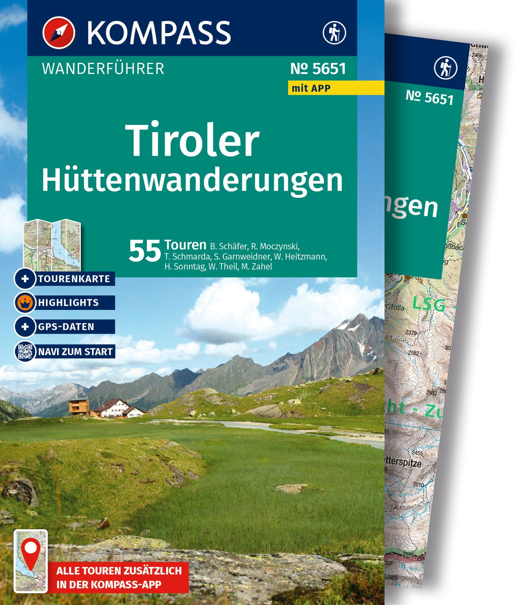 KOMPASS Wanderführer Tiroler Hüttenwanderungen, 55 Touren mit Extra-Tourenkarte Leisure, Home & Garden