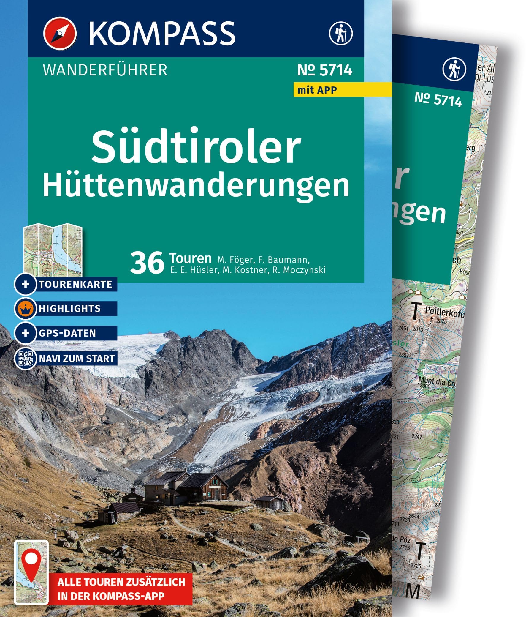 KOMPASS Wanderführer Südtiroler Hüttenwanderungen, 36 Touren mit Extra-Tourenkarte Leisure, Home & Garden