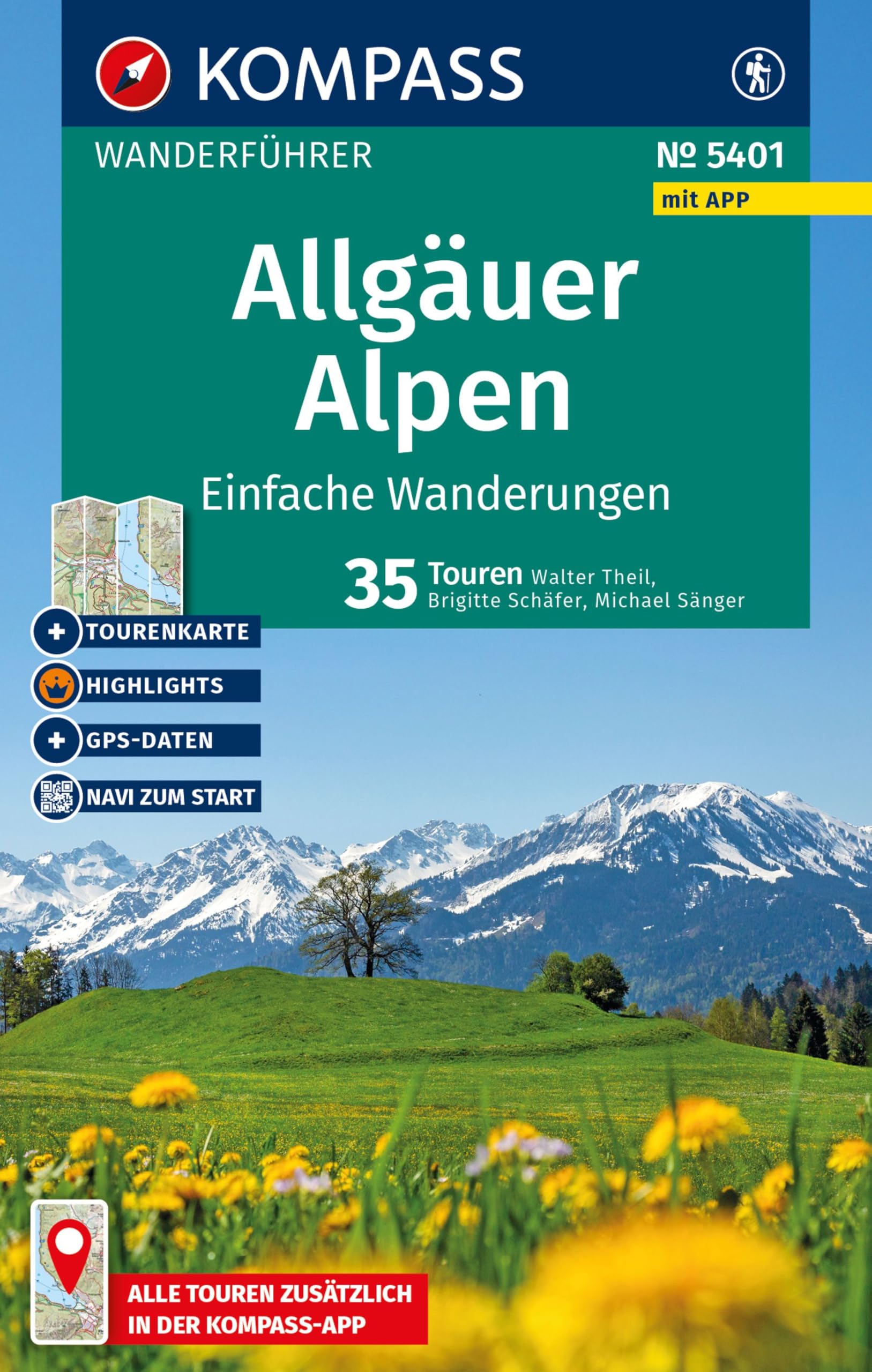 KOMPASS Wanderführer Allgäuer Alpen, einfache Wanderungen, 35 Touren mit Extra-Tourenkarte Leisure, Home & Garden