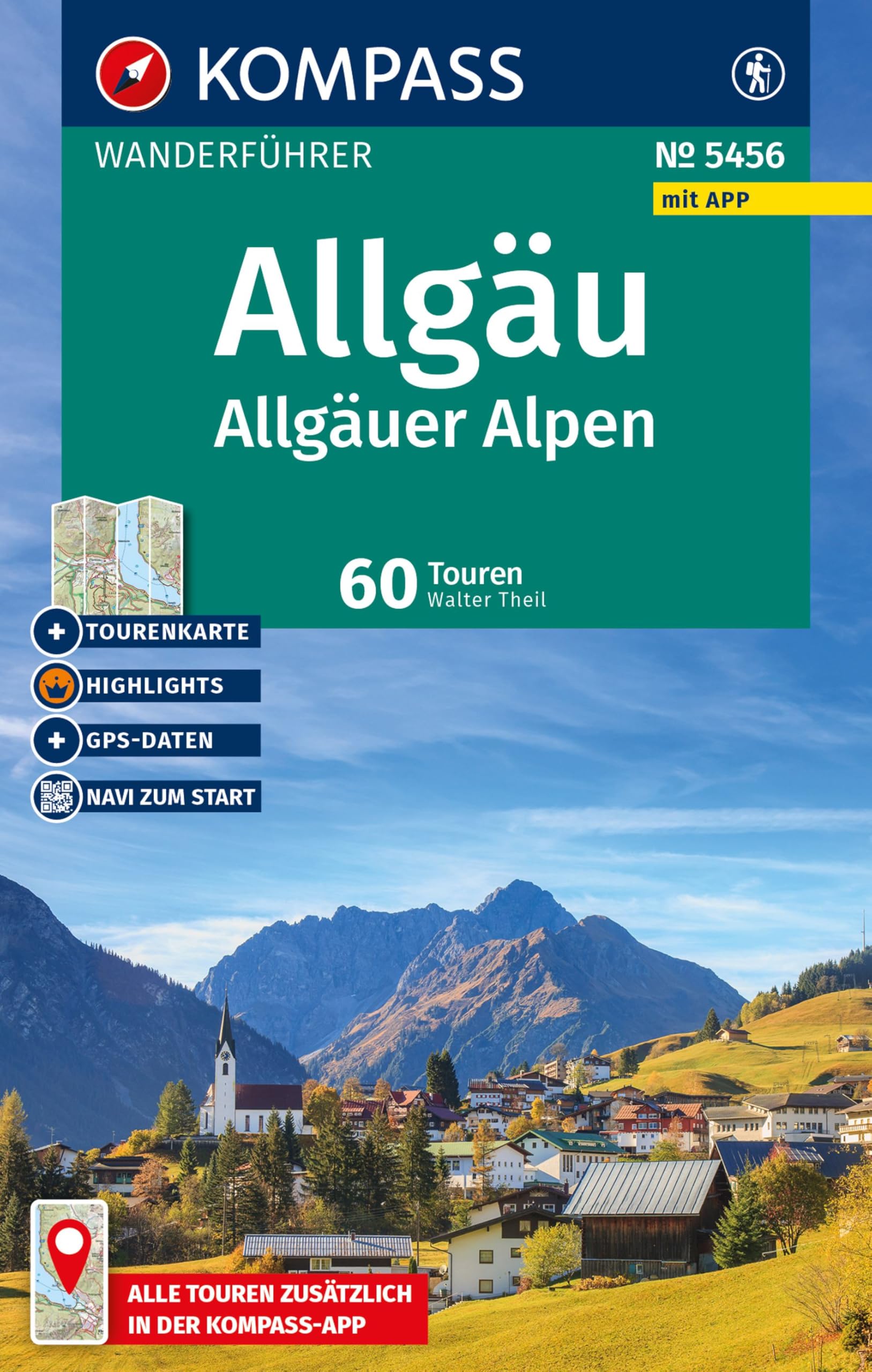 KOMPASS Wanderführer Allgäu, Allgäuer Alpen, 60 Touren mit Extra-Tourenkarte Leisure, Home & Garden