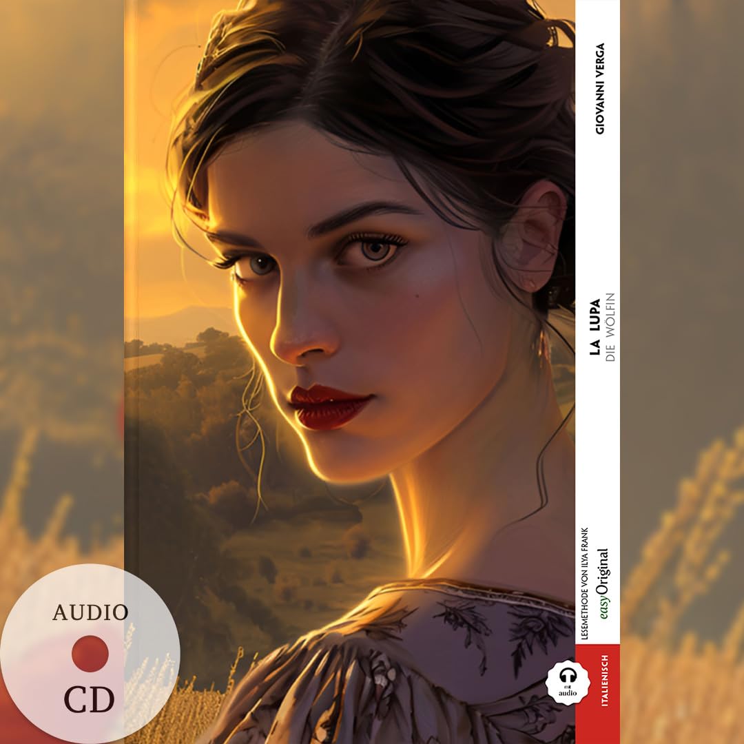 La Lupa / Die Wölfin (Buch + Audio-CD) - Frank-Lesemethode - Kommentierte zweisprachige Ausgabe Italienisch-Deutsch book