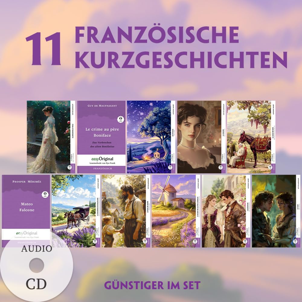 11 Französische Kurzgeschichten (11 Bücher + Audio-CDs) - Frank-Lesemethode - Kommentierte zweisprachige Ausgabe Französisch-Deutsch: Weg mit dem ... - Lesemethode von Ilya Frank) Essays & Short Stories