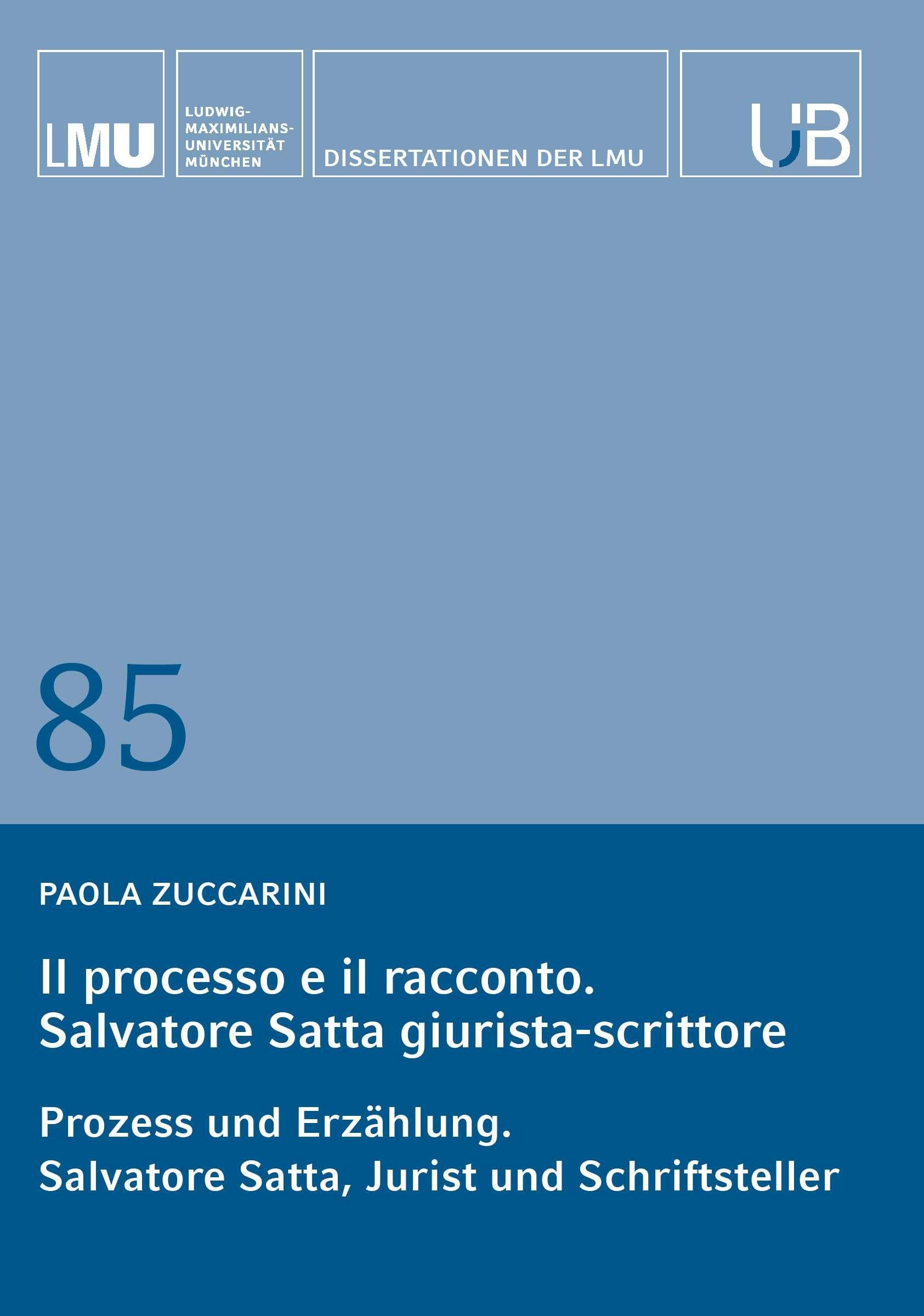 Il processo e il racconto. Salvatore Satta giurista-scrittore General education
