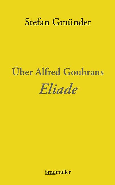 Product Image: Über Alfred Goubrans Eliade