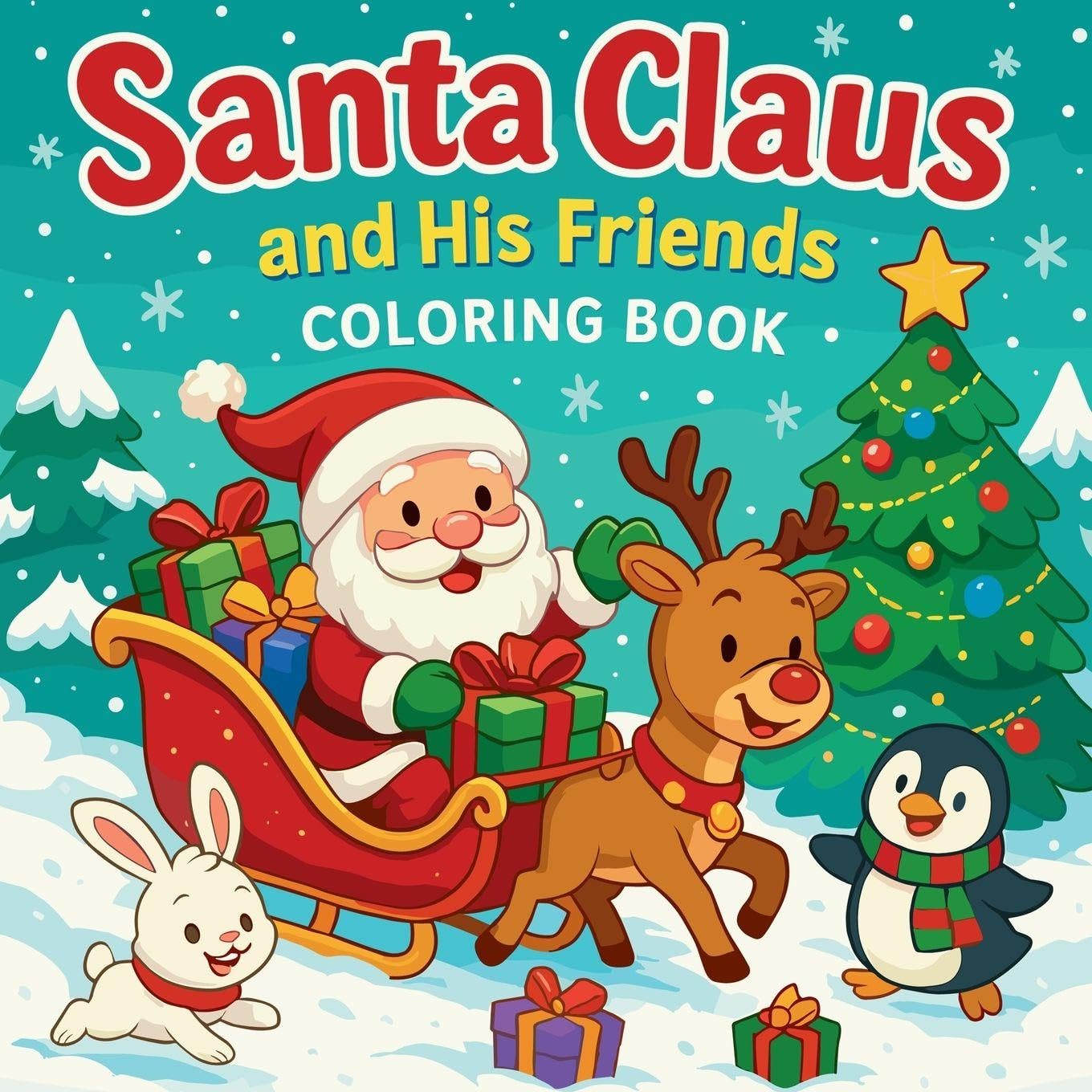 Santa Claus and His Friends - Coloring Book Non-fiction