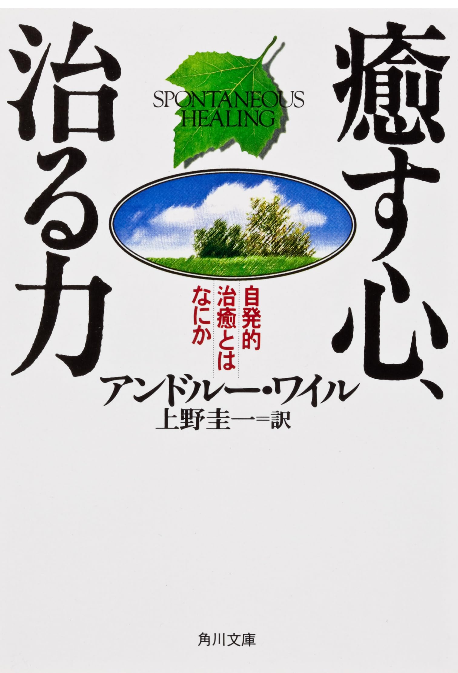 癒す心、治る力―自発的治癒とはなにか (角川文庫ソフィア) book