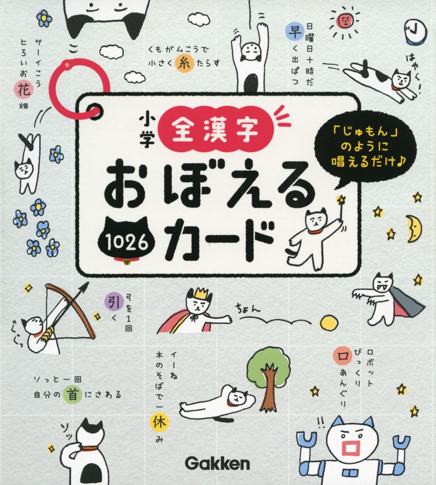FLASHCARDS KANJIS - JAPONAIS NIVEAU ÉCOLE PRIMAIRE (1026 cartes/kanji) Books