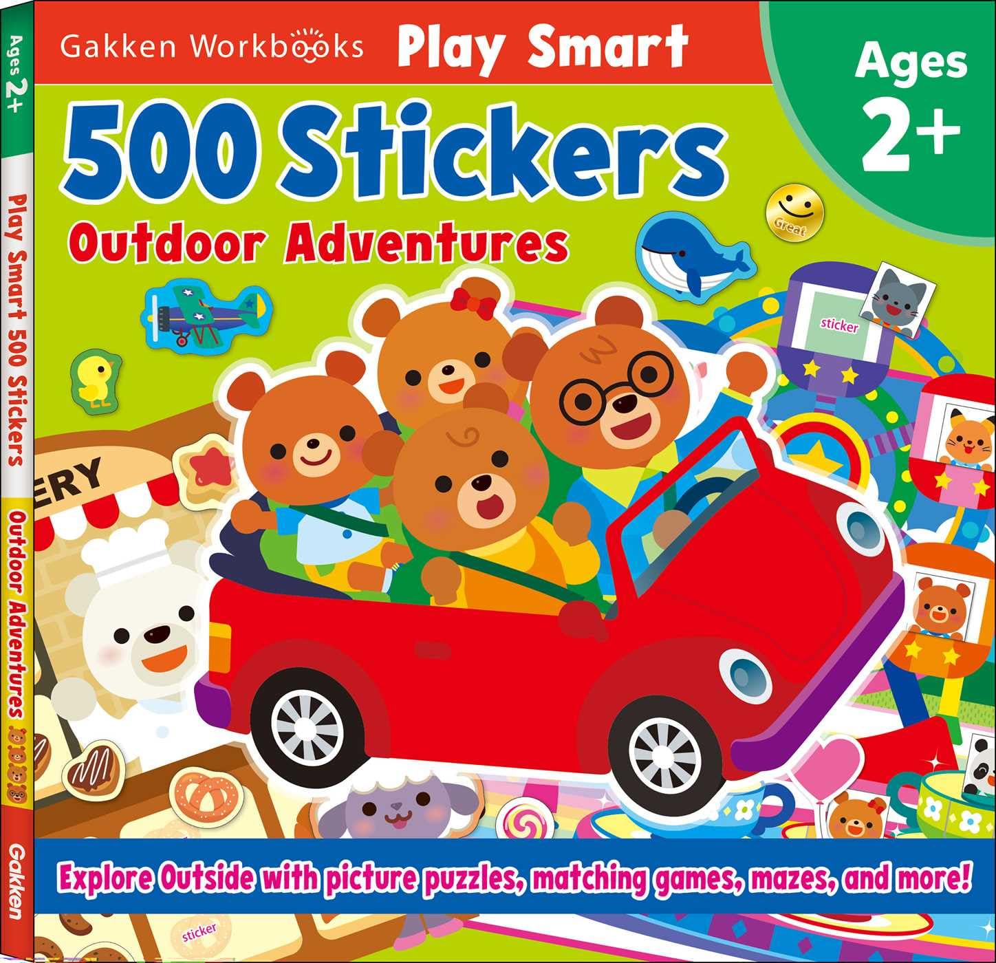 Play Smart 500 Stickers Outdoor Adventures: For Ages 2-4 Non-fiction